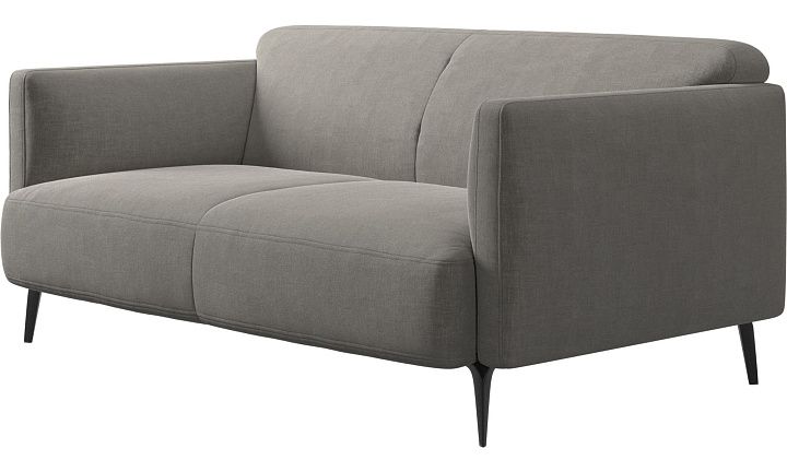 2-х местный диван Modena - Napoli 2250 Ткань серебристо-серая  -  Под заказ