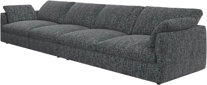 4-х местный диван Milano - Tuscany серого цвета 3203 -  Под заказ