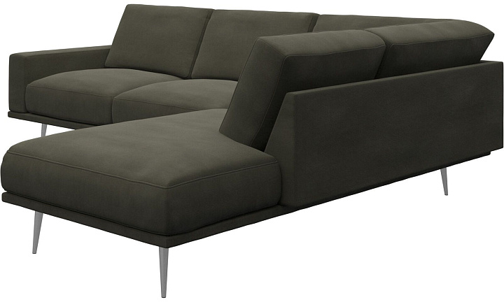 Диван Carlton с модулем для отдыха - York  5121 Kожа светло-зеленая -  Под заказ