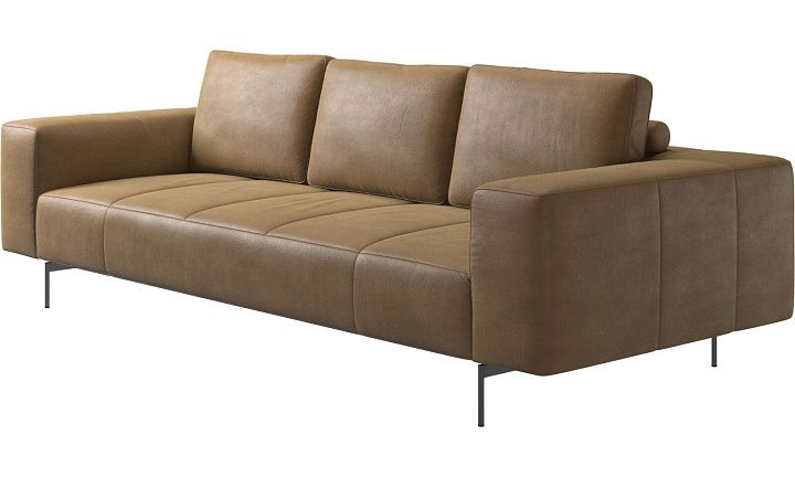 Диван Amsterdam - York 5120 Kожа коньячного цвета  -  Под заказ