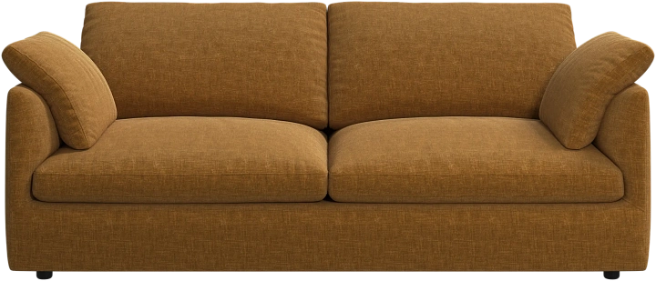 2.5 местный диван Milano - Napoli 2252 Ткань золотисто-бежевого цвета  -  Под заказ