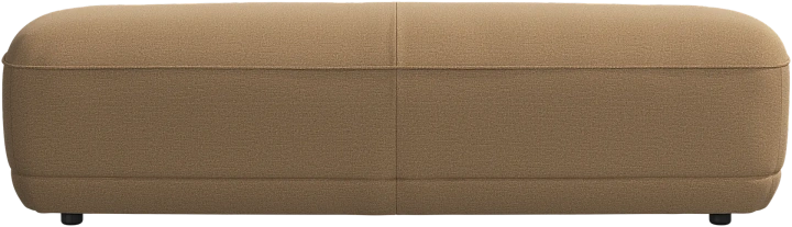 Скамейка Bolzano - Arezzo ткань  цвета охры 3333 -  Под заказ