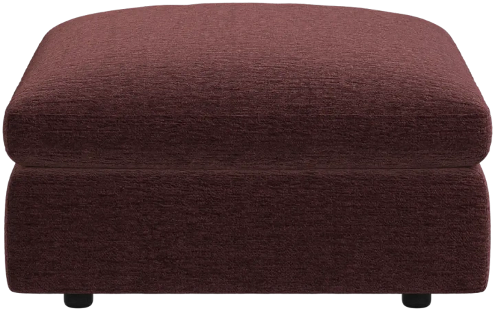 Пуф Milano - Lucca ткань красного цвета 3323 -  Под заказ