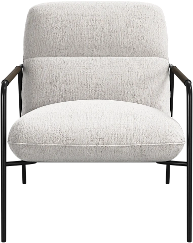 Кресло Terni - Lucca ткань белого цвета 3321 -  Под заказ