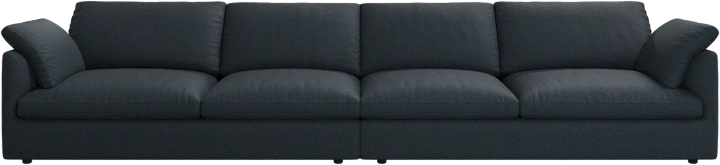 4-х местный диван Milano - Bristol 3065 Синяя ткань  -  Под заказ