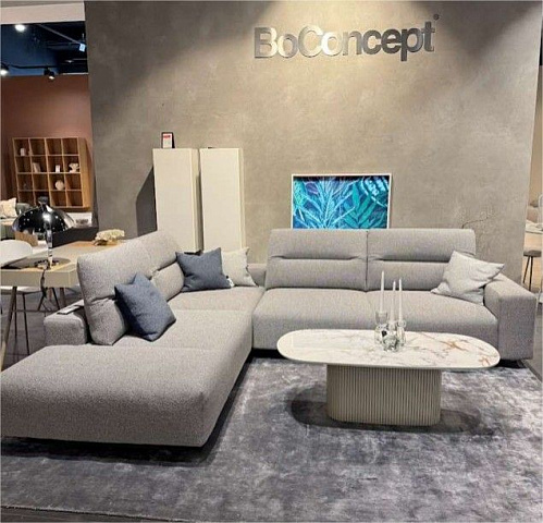 Угловой диван Hampton с регулируемой спинкой и системой хранения с правой стороны