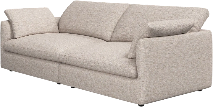 3-х местный диван Milano из двух модулей - Capri ткань бежевого цвета 3230 -  Под заказ