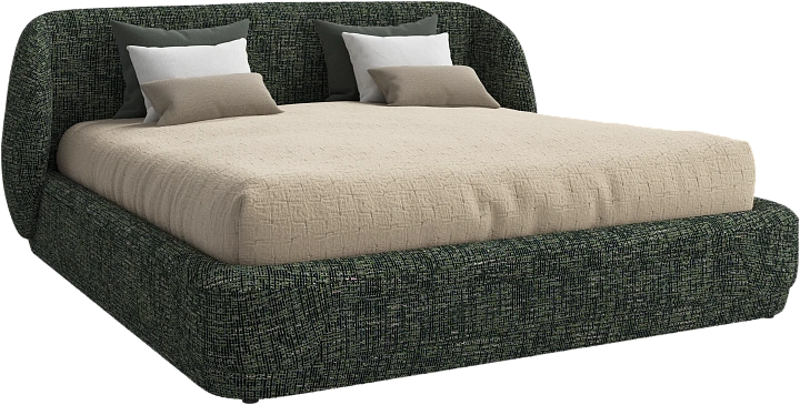 Кровать Bolzano - Tuscany зеленого цвета 3204 -  Под заказ