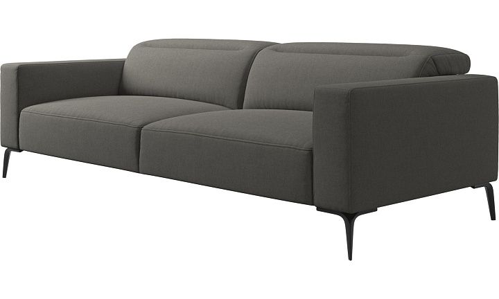 3-х местный диван Zürich - Frisco 2067 Ткань цвета серого камня  -  Под заказ