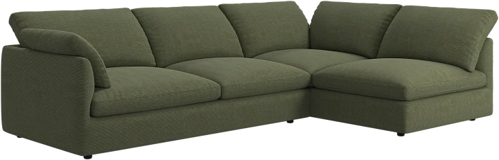 Угловой диван Milano - Skagen 3165 Зеленая ткань  -  Под заказ