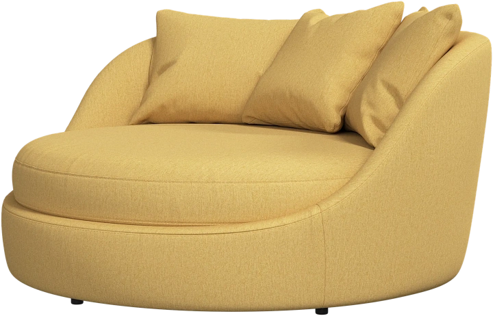 Кресло Ø - Capri ткань горчичного цвета 3234 -  Под заказ