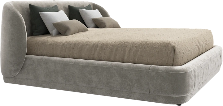 Кровать Bolzano -  Ravello 3221 Ткань бежевого цвета  -  Под заказ