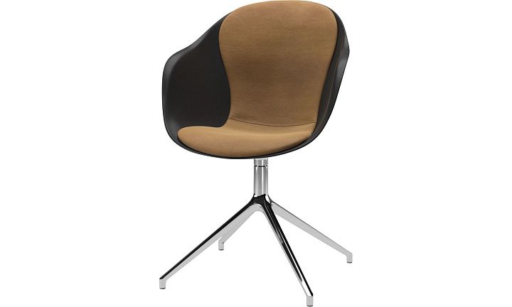 Cтул Adelaide с функцией вращения - York 5120 Kожа коньячного цвета  -  Под заказ