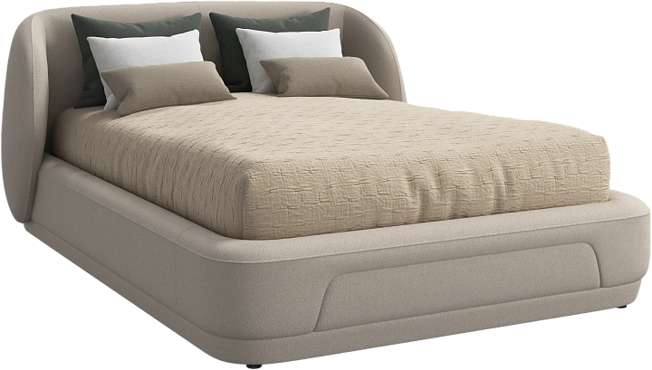 Кровать Bolzano - Bristol 3063 Ткань бежевая  -  Под заказ