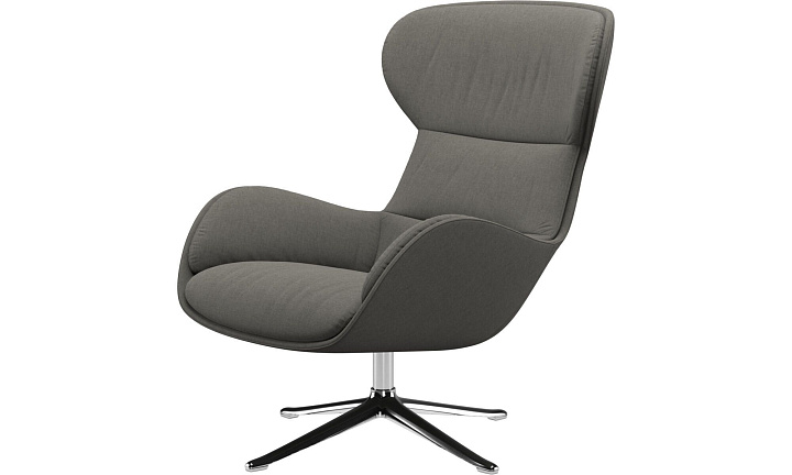 Кресло Reno с функцией вращения - Frisco 2067 Ткань цвета серого камня  -  Под заказ