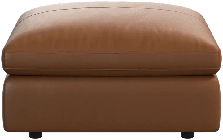 Пуф Milano - Nordic Grain 5134 Кожа карамельного цвета -  Под заказ
