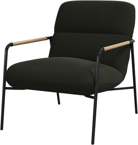 Кресло Terni - Lucca ткань зеленого цвета 3322 -  Под заказ