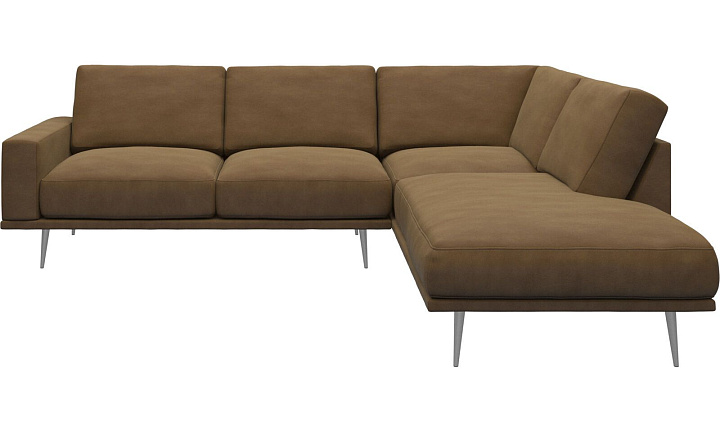 Диван Carlton с модулем для отдыха - York 5120 Kожа коньячного цвета  -  Под заказ