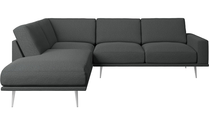 Диван Carlton с модулем для отдыха -  Nani 2111 Ткань темно-серого цвета -  Под заказ