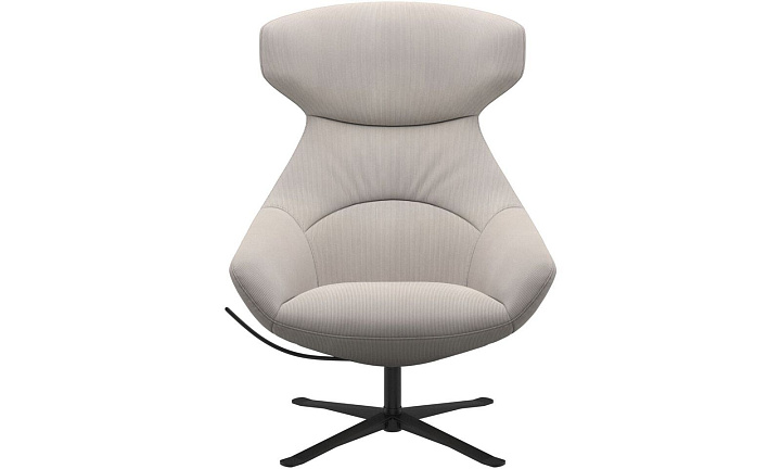 Кресло Porto с функцией вращения - Skagen 3160 Бежевая ткань  -  Под заказ