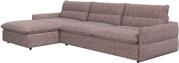 Диван-кровать Саутгемптон (Southampton) - Тоскана (TUSCANY) темно-бордового цвета 3207 -  Под заказ