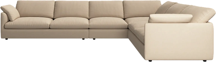 Угловой диван Milano - Bologna ткань песочного цвета 3254 -  В наличии