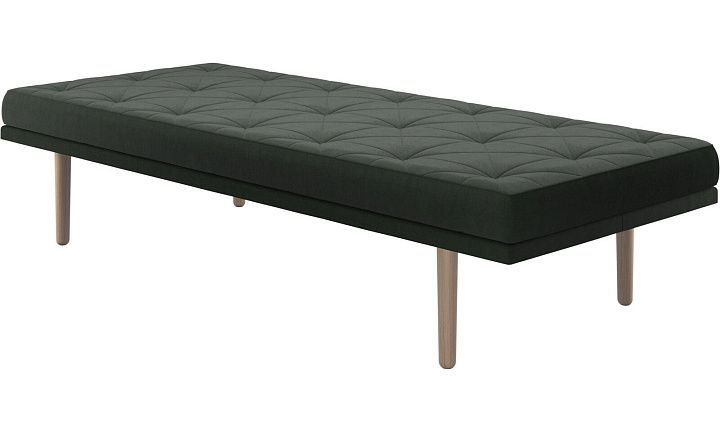 Кушетка Fusion -  Frisco 2058 Темно-зеленая ткань -  Под заказ