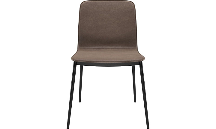 Обеденный стул Newport - York 5122 Кожа светло-коричневого цвета  -  Под заказ