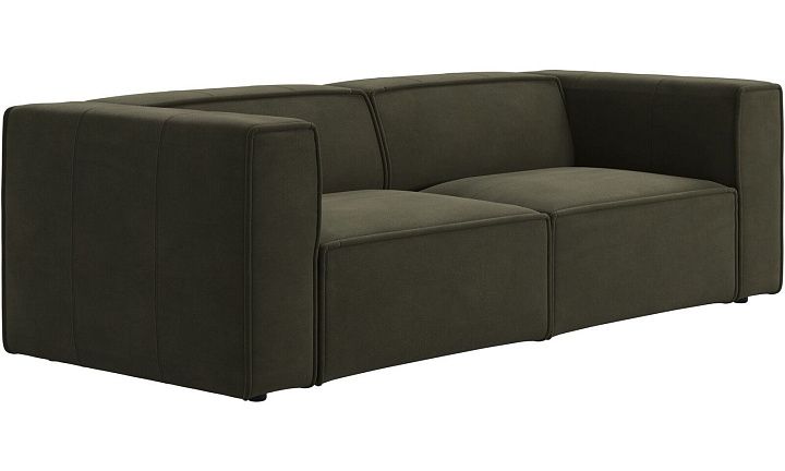 Диван Carmo - York  5121 Kожа светло-зеленая -  Под заказ