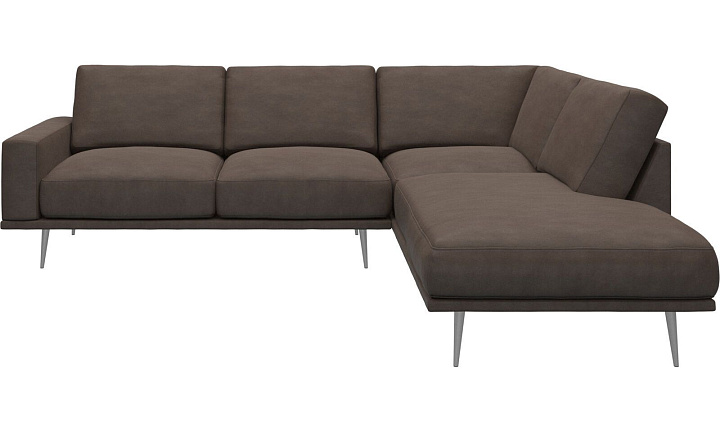 Диван Carlton с модулем для отдыха - York 5122 Кожа светло-коричневого цвета  -  Под заказ