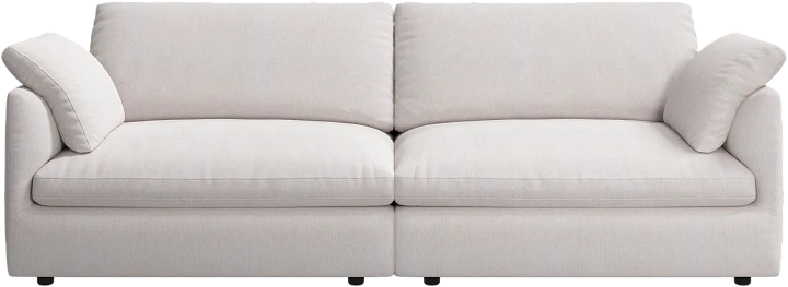 3-х местный диван Milano из двух модулей - Frisco 2070 Бежевая ткань  -  Под заказ