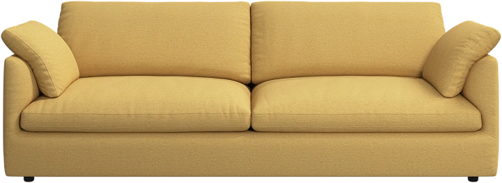 3-х местный диван Milano - Capri ткань горчичного цвета 3234 -  Под заказ