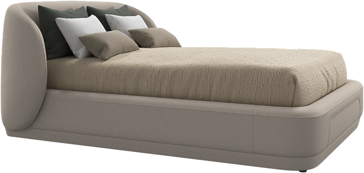 Кровать Bolzano - Bristol 3063 Ткань бежевая  -  Под заказ