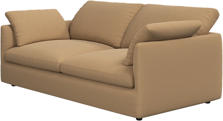 2.5 местный диван Milano - Arezzo ткань  цвета охры 3333 -  Под заказ