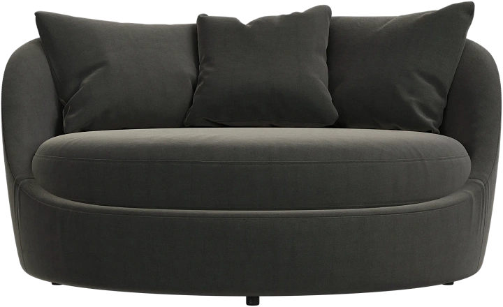 Кресло Ø -  Frisco 2058 Темно-зеленая ткань -  Под заказ