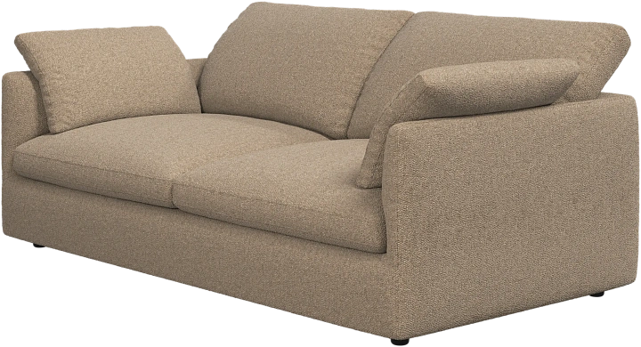 2.5 местный диван Milano - Lazio 3096 Ткань коричневого цвета  -  Под заказ