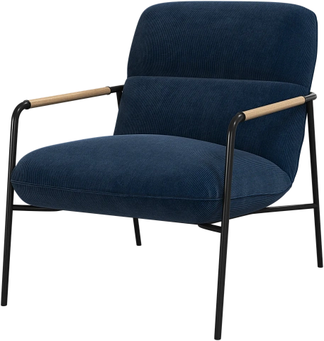 Кресло Terni - Skagen 3163 Темно-синяя ткань  -  Под заказ