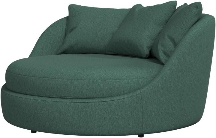 Кресло Ø - Capri ткань зеленого цвета 3232 -  Под заказ