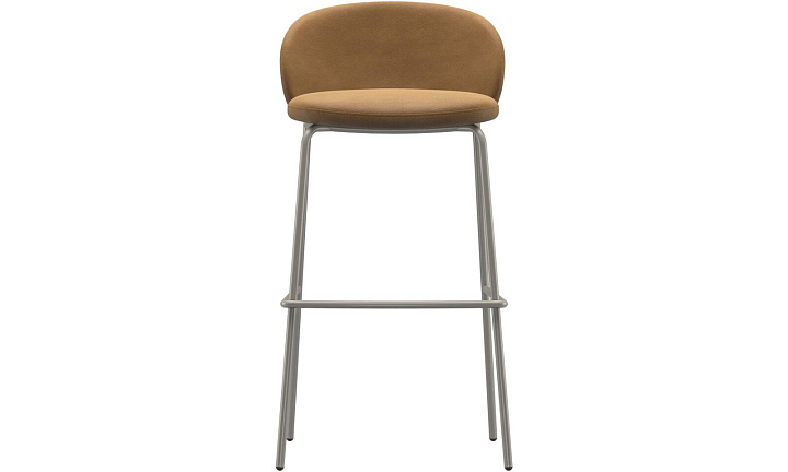 Барный стул Princeton - York 5120 Kожа коньячного цвета  -  Под заказ