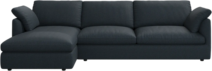 Угловой диван Milano - Bristol 3065 Синяя ткань  -  Под заказ