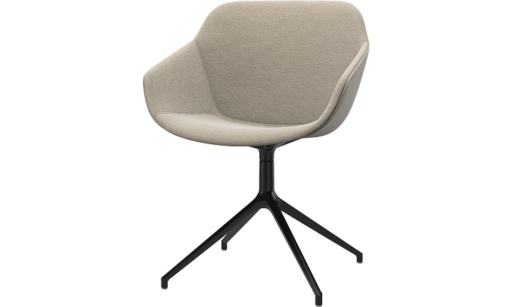 Cтул Vienna с функцией вращения - Bristol 3063 Ткань бежевая  -  Под заказ