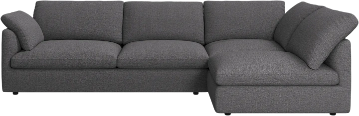 Угловой диван Milano - Tomelilla fabric 3142 Grey  -  Под заказ