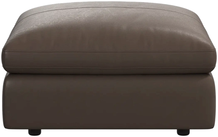 Пуф Milano - Nordic Vintage кожа 5151 серо-коричневого цвета -  Под заказ
