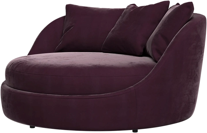 Кресло Ø - Bologna ткань вишнево-красного цвета 3258 -  Под заказ