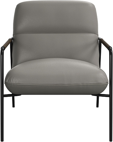 Кресло Terni - Nordic Grain 5132 Кожа серо-коричневого цвета -  Под заказ