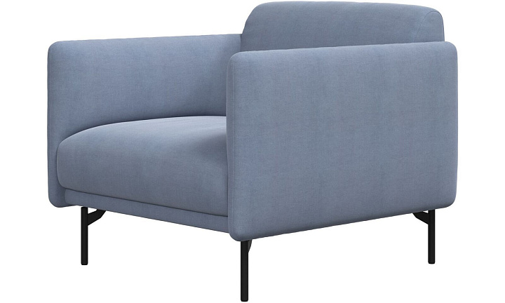 Кресло Berne - Frisco 2056 Голубая ткань с функцией акваклин  -  Под заказ