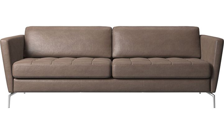 Диван Osaka - York 5122 Кожа светло-коричневого цвета  -  Под заказ