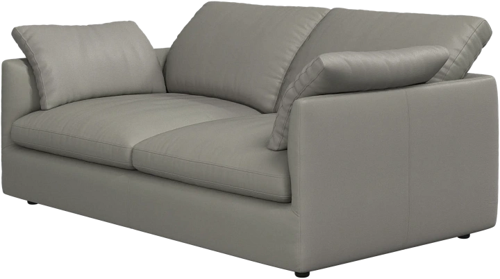 2-х местный диван Milano - Nordic Grain 5132 Кожа серо-коричневого цвета -  Под заказ