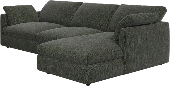 Угловой диван Milano - Tuscany зеленого цвета 3204 -  Под заказ