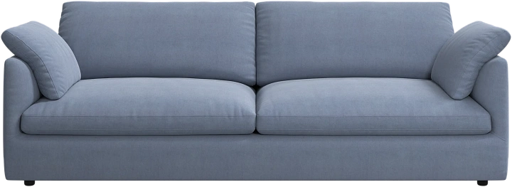 3-х местный диван Milano - Frisco 2056 Голубая ткань с функцией акваклин  -  Под заказ